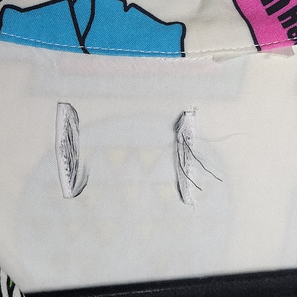 Disney Parks 4 Parks Figment Mickey Icons 2024 Button Down Shirt Neon - Picture 3 of 3